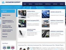 Tablet Screenshot of elevatorexpert.ro